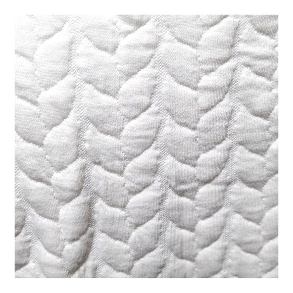 Laila Ali Cable Knit Sweatshirt Jacquard Pullover Sweater in Whisper White. NWT! - Picture 4 of 5